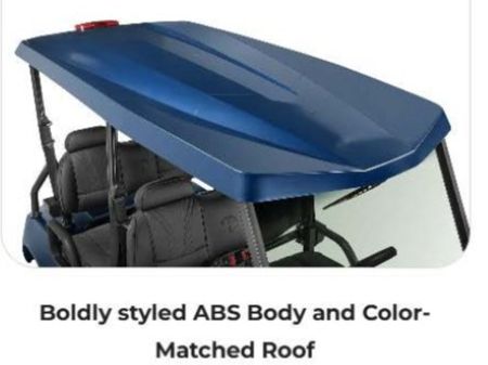 Boldly styled ABS and Colr-Matched Roof