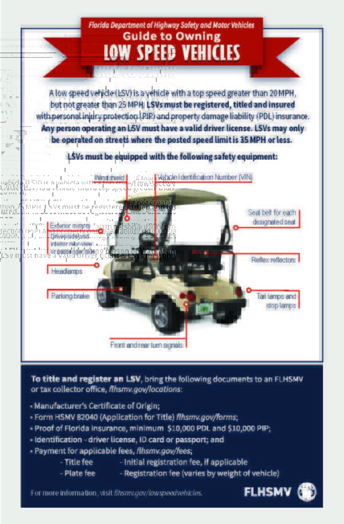 What should you bring to the DMC to title and register an LSV
